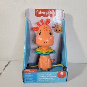 Fisher Price Activity Giraffe 6m+ Develop Fine Motor Sensory Skills New